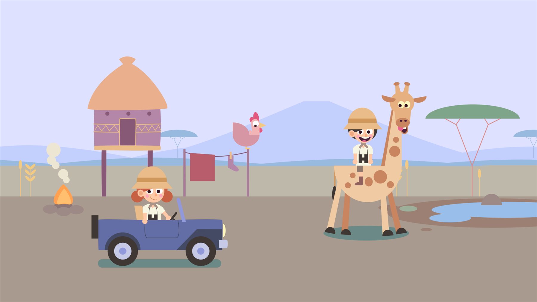 Elever kan skabe fortællinger i StoryPlays safariunivers